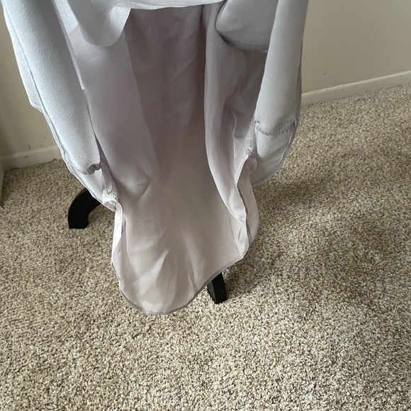 R & M Richards Embellished Beaded Midi Gown Size 14p Mother Of The Bride Dress - Picture 5 of 12